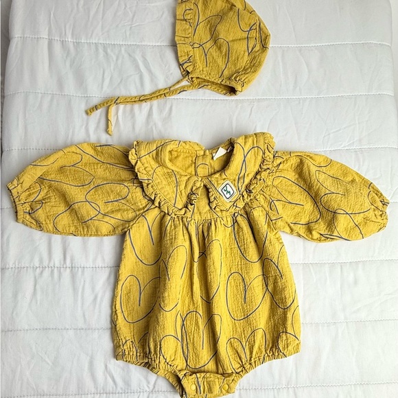 JELLY MALLOW Heart crush | floral print dress, likely from the brand Cuby & Mom - Picture 7 of 11